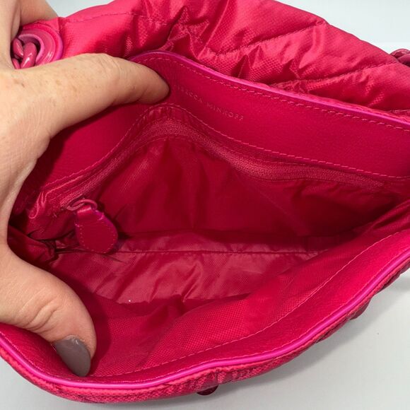 Rebecca Minkoff Quilted Nylon Crossbody Bag - Acid Pink - Picture 6 of 8